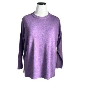 Kerisma Women’s Wool Blend Oversized Long Sleeve Purple sweater Size S/M